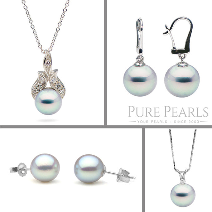 Natural Blue Akoya Pearl Collection!