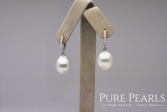 Beautiful Custom White South Sea Drops