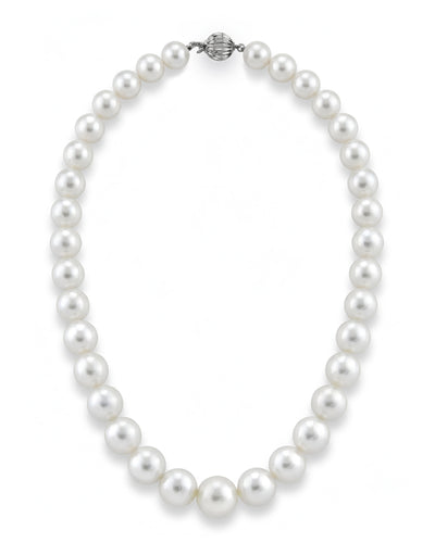 White South Sea Pearl Necklace, 10.0-11.0mm - AAAA Quality