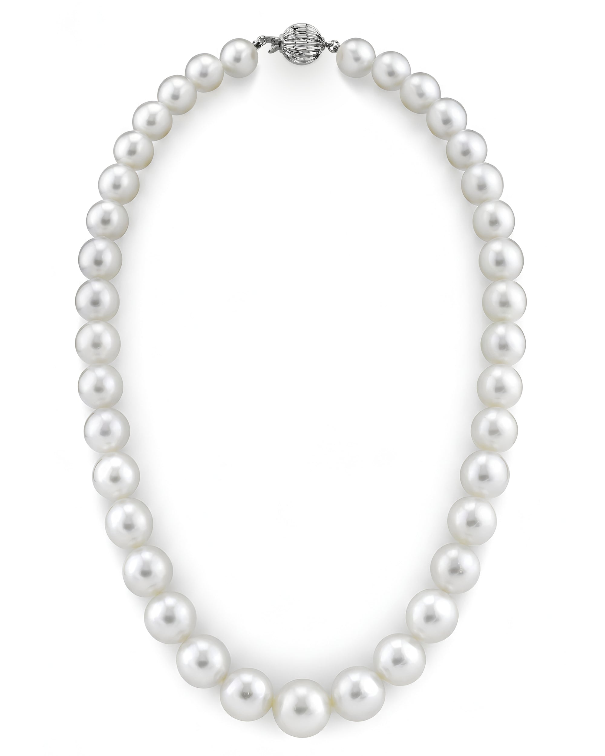White South Sea Pearl Necklace, 10.0-13.0mm - AAAA Quality