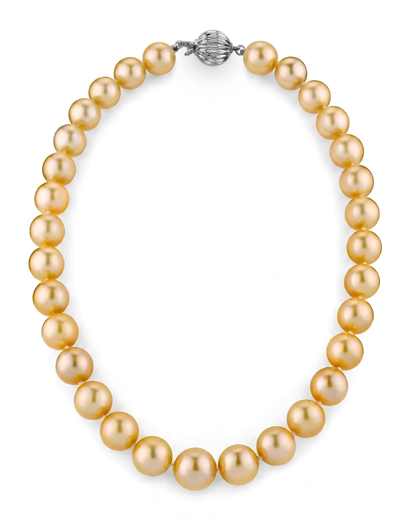 11-13mm Golden South Sea Pearl Necklace - AAAA Quality