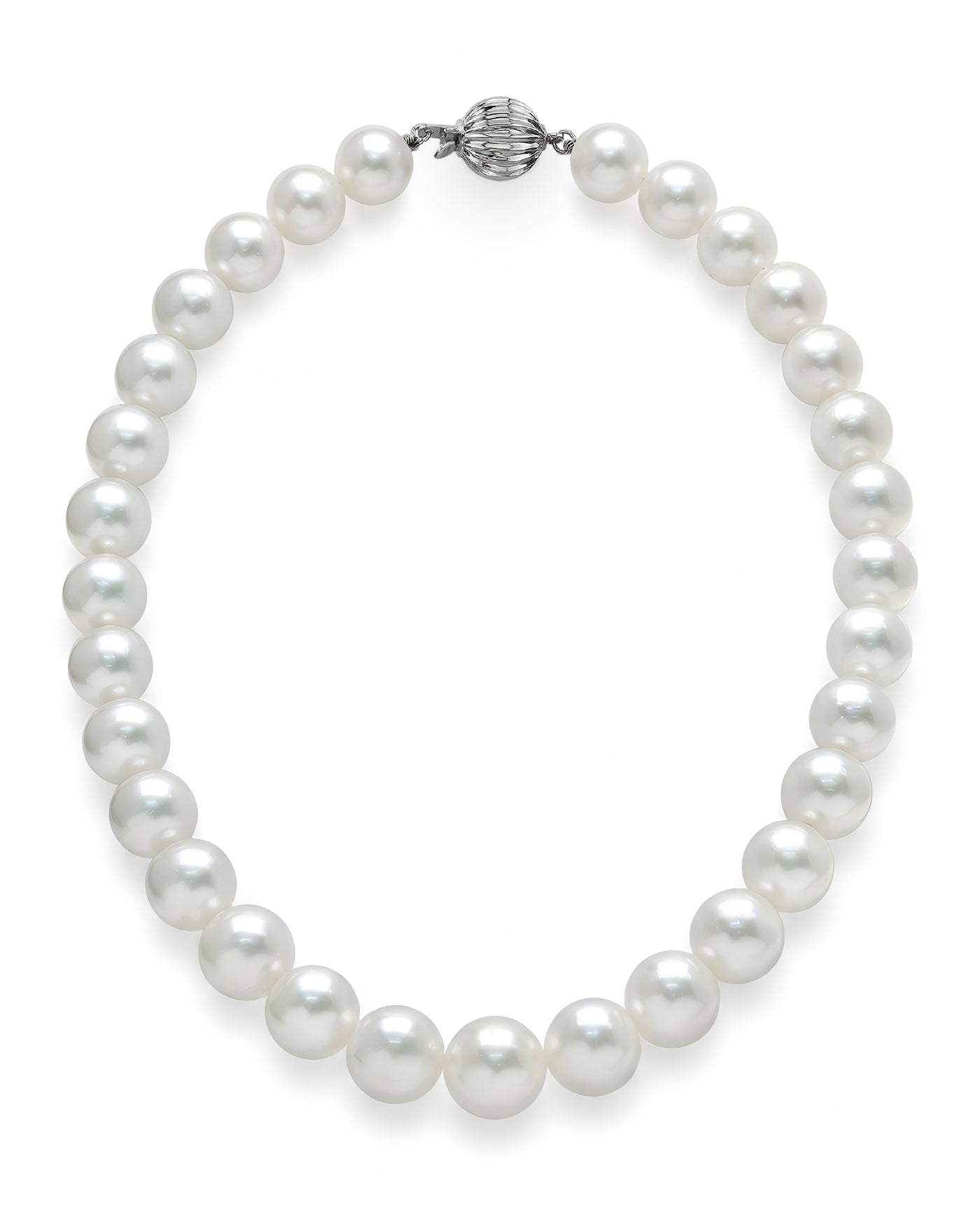White South Sea Pearl Necklace, 11.0-13.0mm - AAA/Gem Quality
