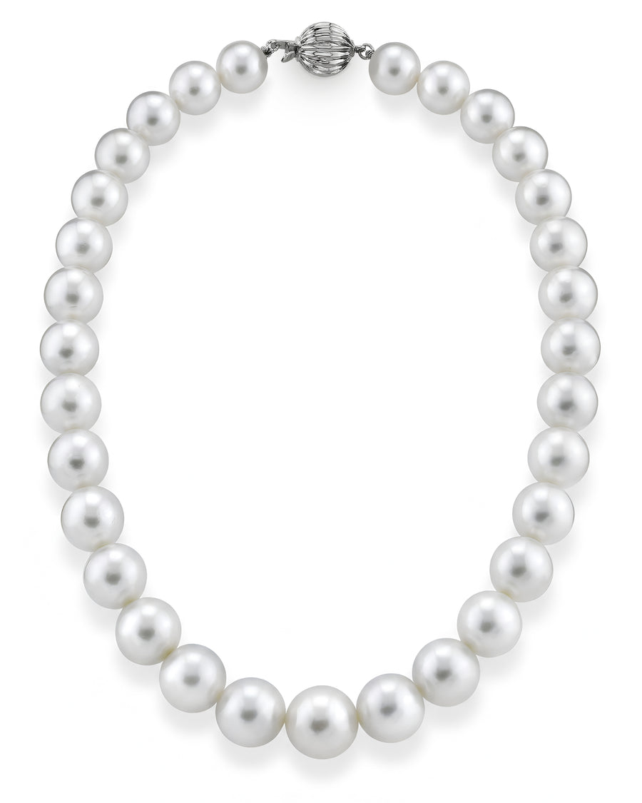 White South Sea Pearl Necklace, 11.0-14.0mm - AAAA Quality