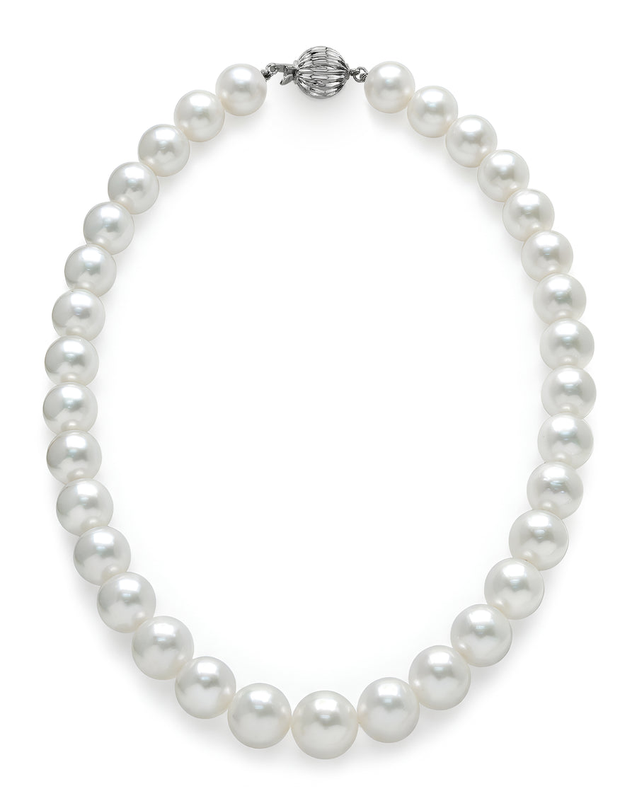 11-14mm White South Sea Pearl Necklace - AAA Quality