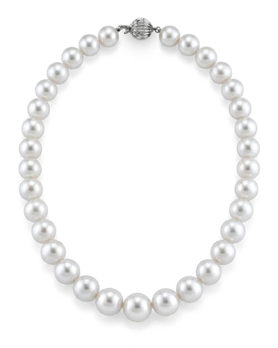 12-14mm White South Sea Pearl Necklace - AAAA Quality