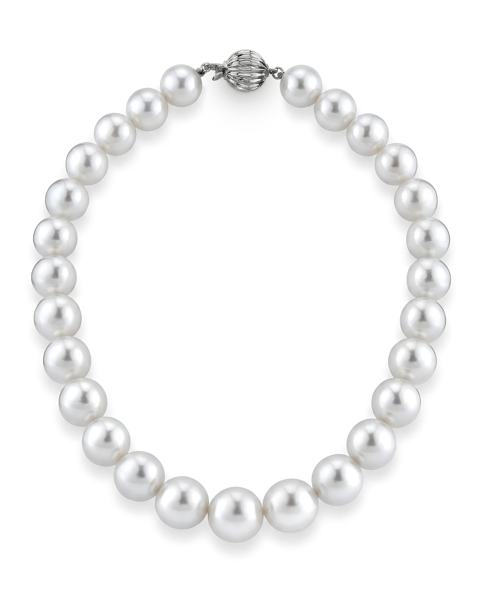 White South Sea Pearl Necklace, 12.0-15.0mm -  AAAA Quality