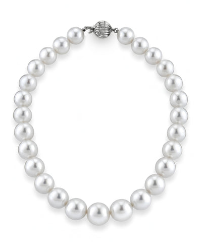 White South Sea Pearl Necklace, 12.0-15.0mm -  AAAA Quality