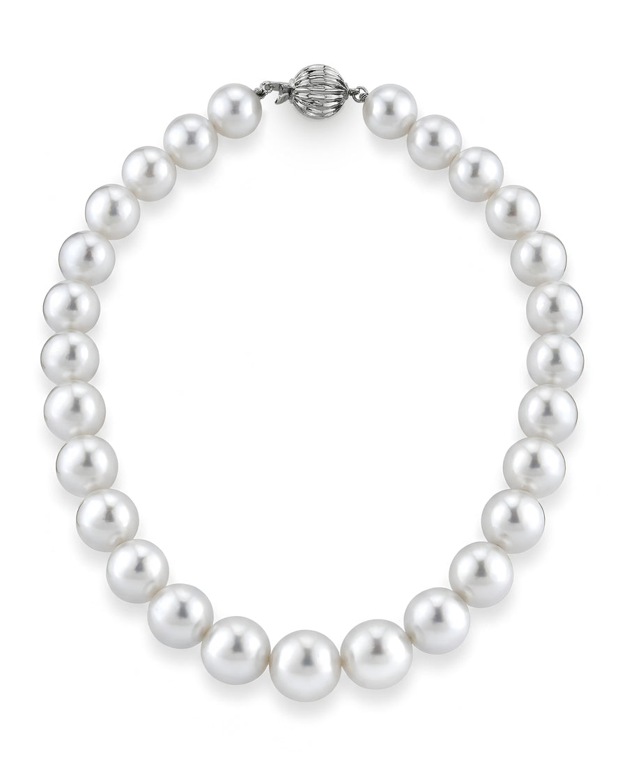 White South Sea Pearl Necklace, 12.0-15.0mm -  AAAA Quality