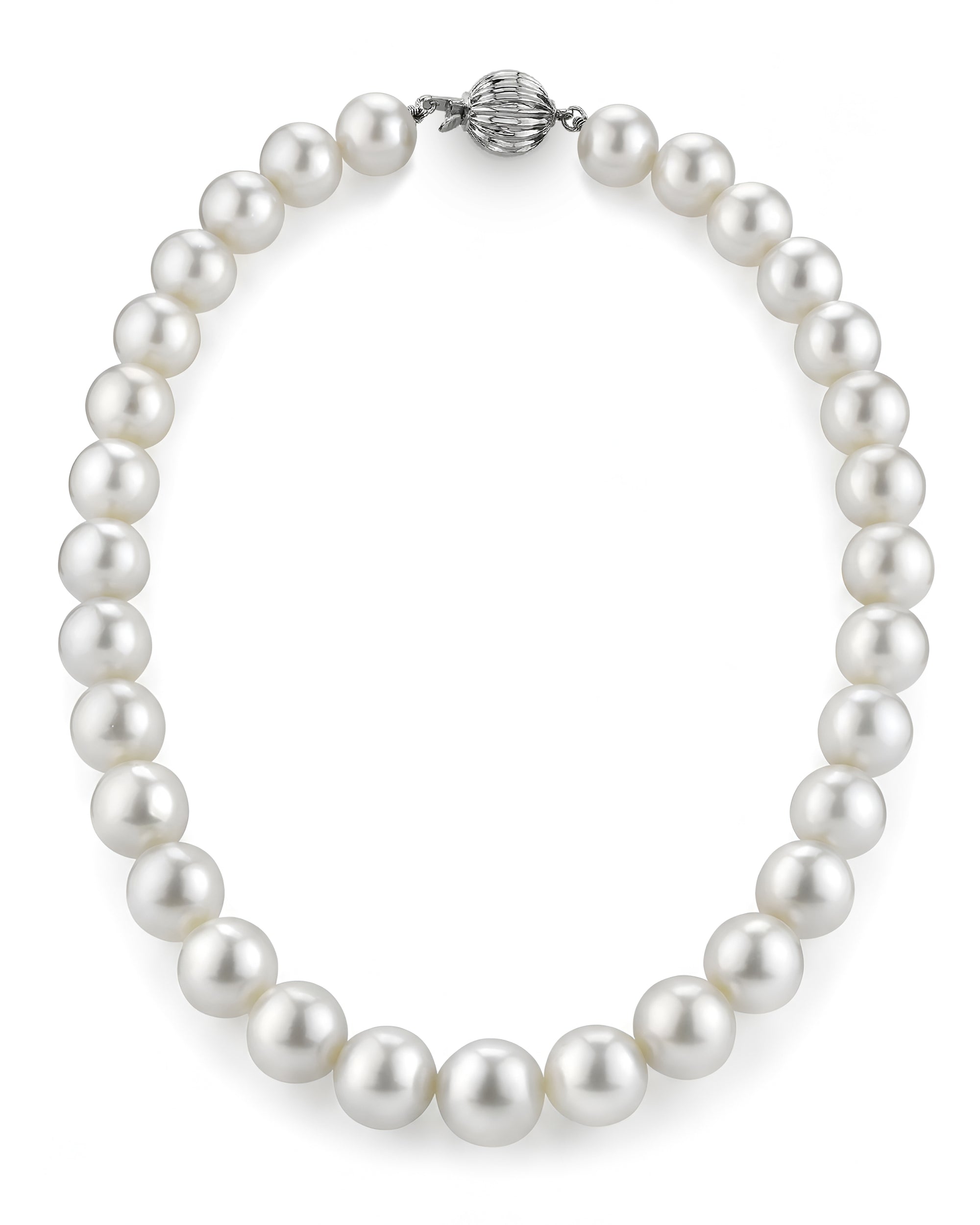 White South Sea Pearl Necklace, 13.0-14.0mm - AAAA Quality