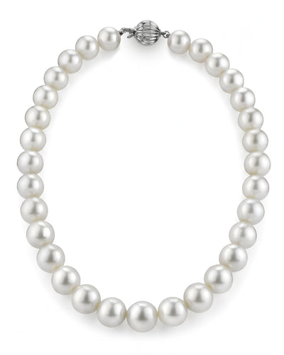 White South Sea Pearl Necklace, 13.0-14.0mm - AAAA Quality