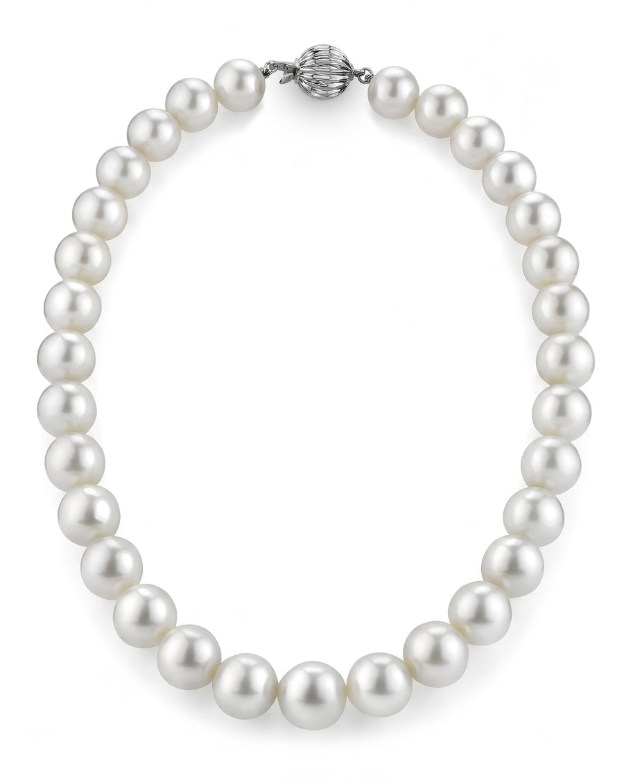 White South Sea Pearl Necklace, 13.0-14.0mm - AAAA Quality