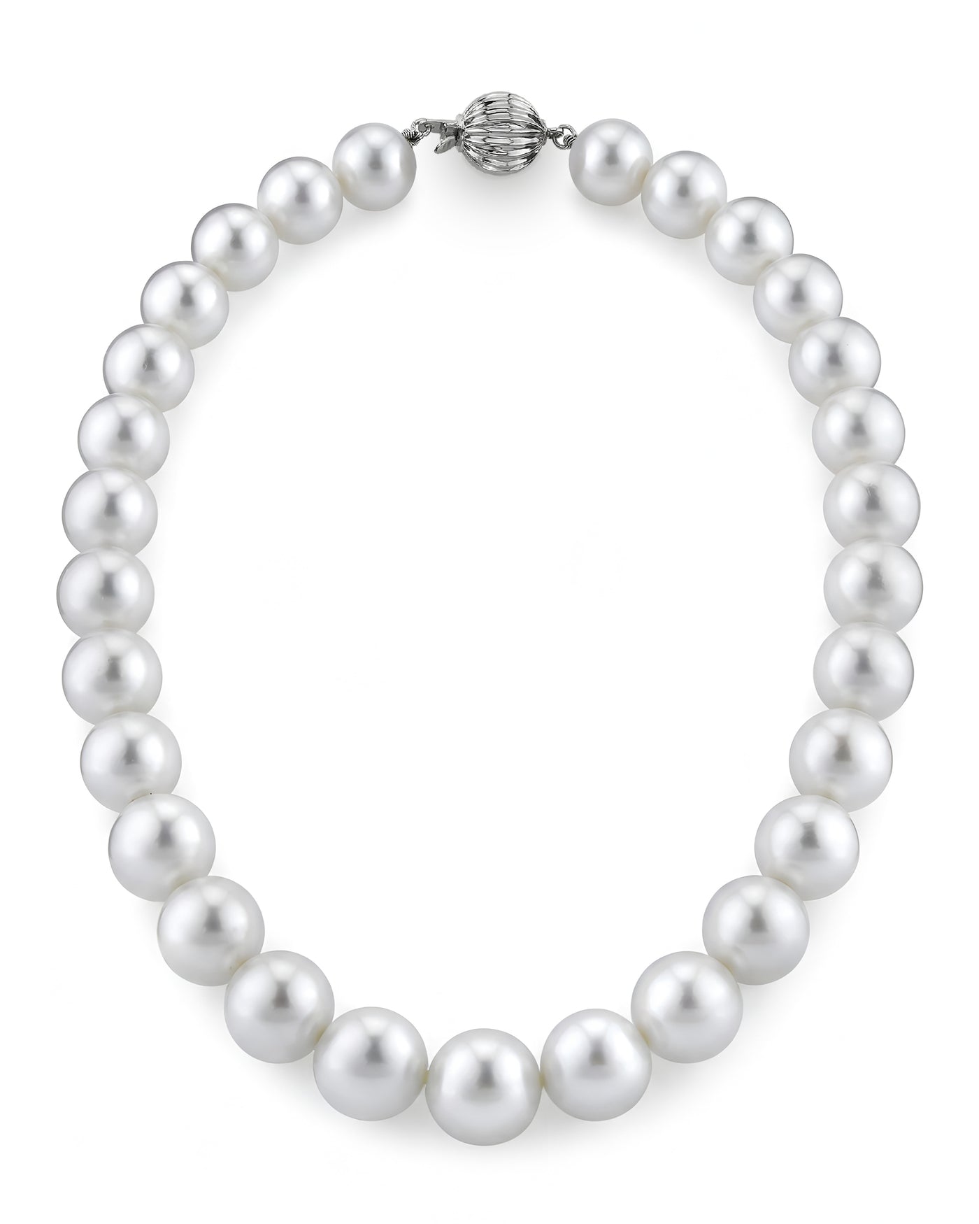 White South Sea Pearl Necklace, 13.0-15.0mm - AAAA Quality