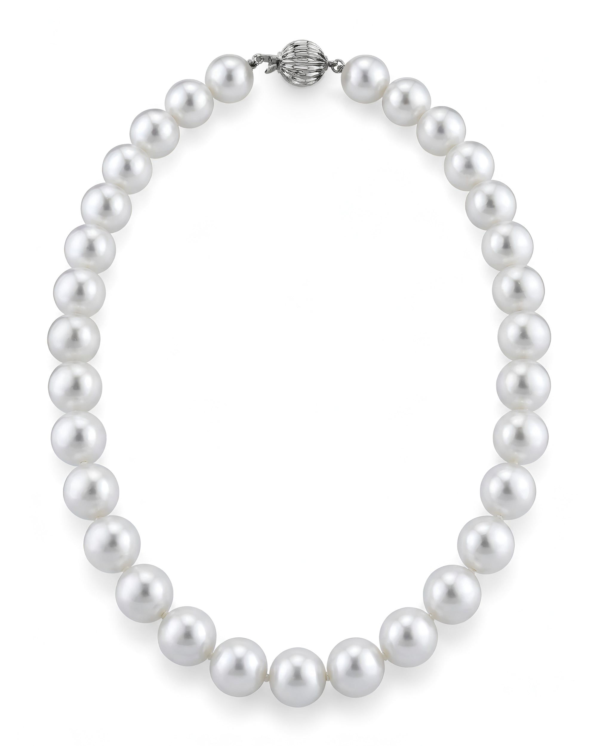 White South Sea Pearl Necklace, 13.0-16.0mm - AAAA Quality