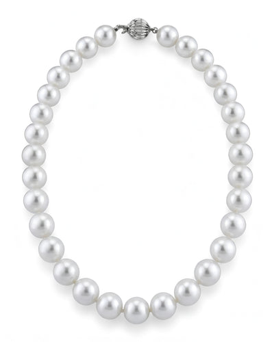 White South Sea Pearl Necklace, 13.0-16.0mm - AAAA Quality