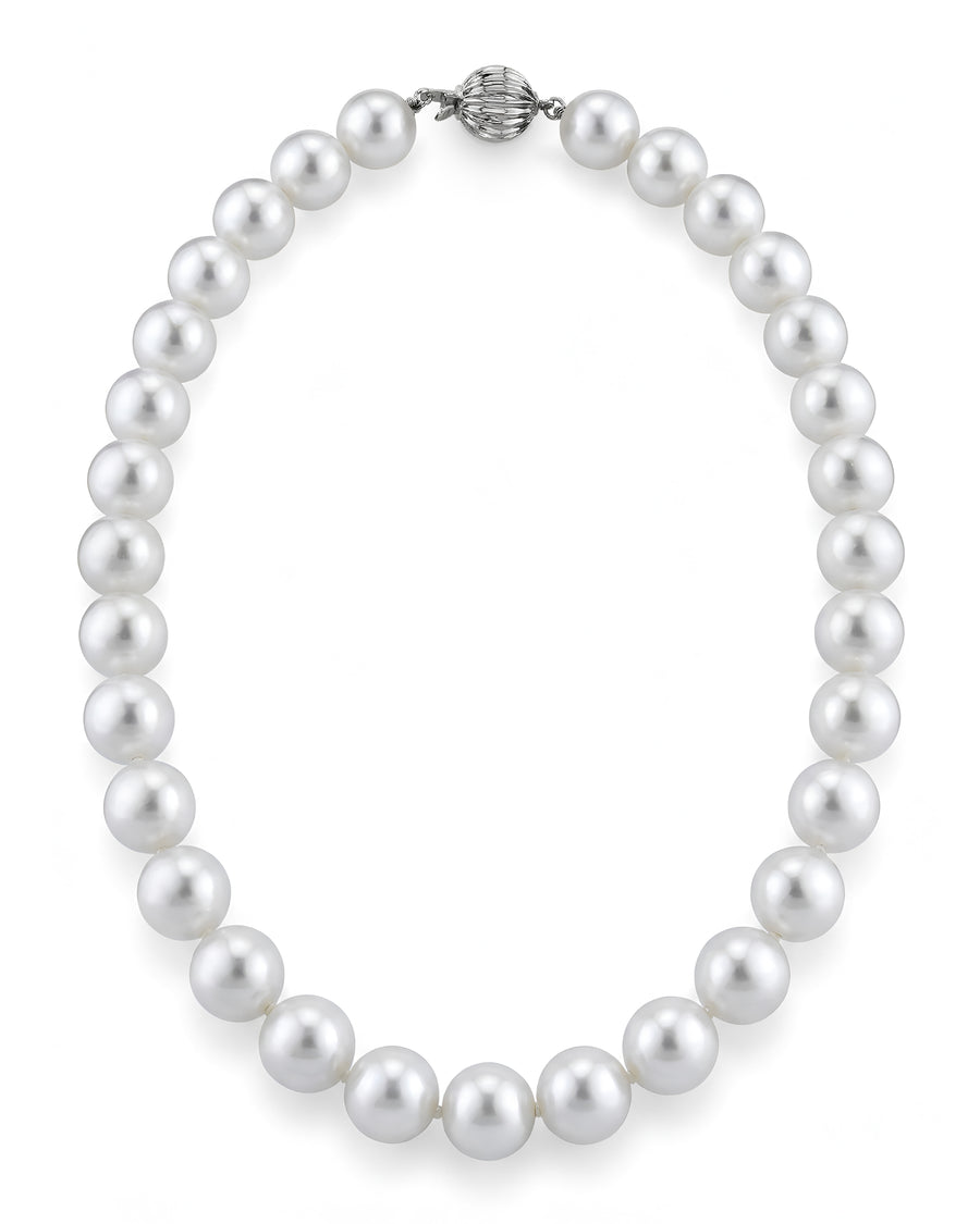 White South Sea Pearl Necklace, 13.0-16.0mm - AAAA Quality