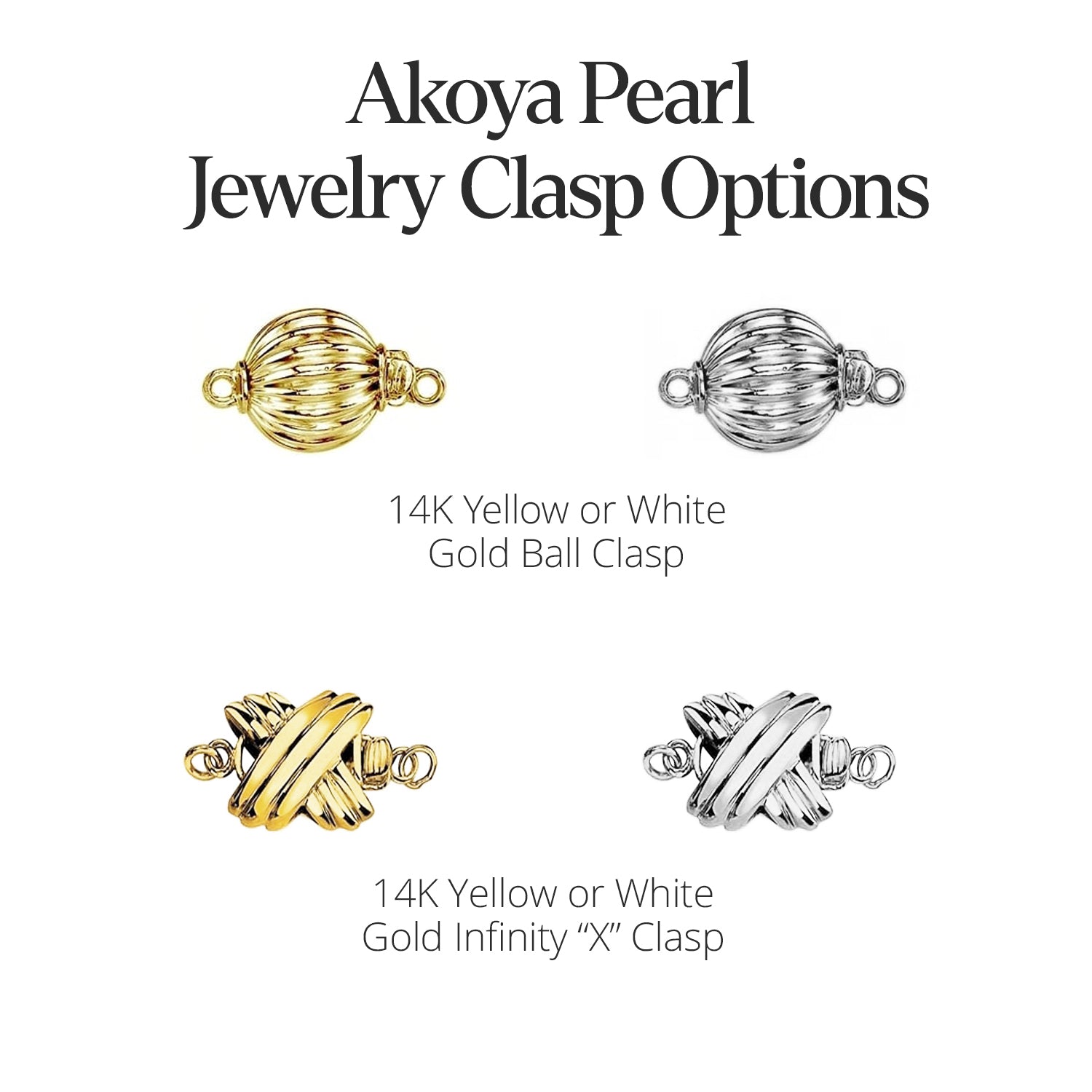 White Japanese Akoya Pearl Necklace, 8.0-8.5mm - AAA Quality