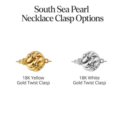White South Sea Pearl Necklace, 13.0-16.0mm - AAAA Quality