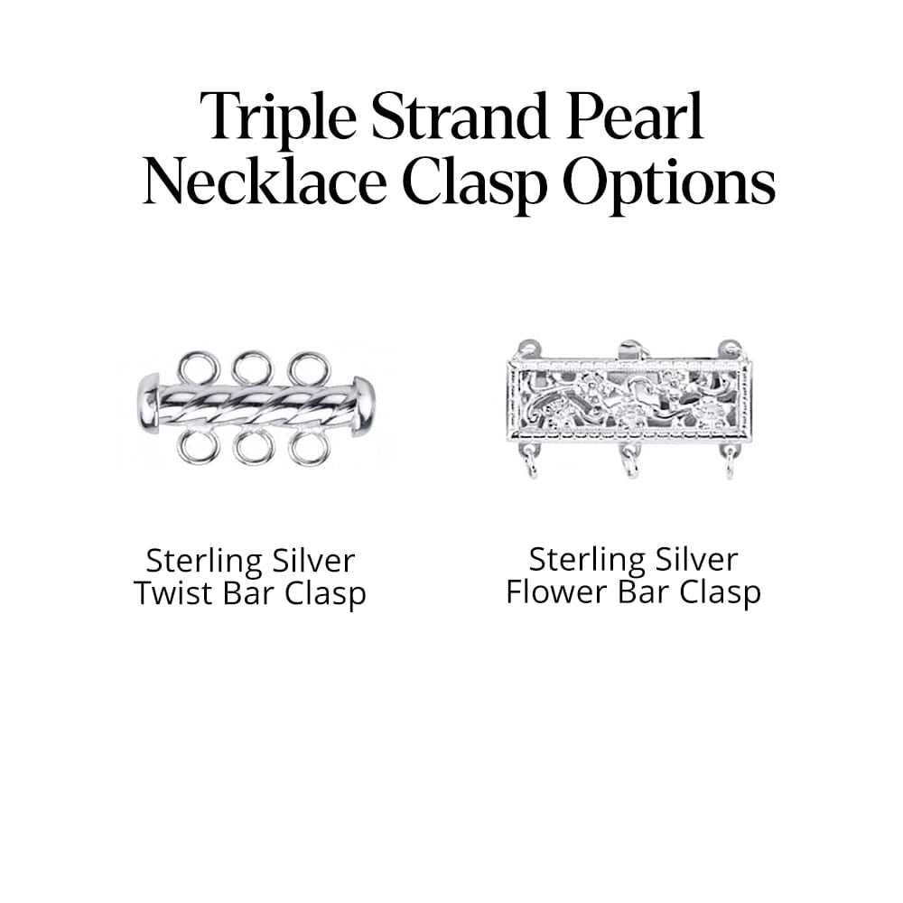 Triple Hanadama Akoya Pearl Bracelet