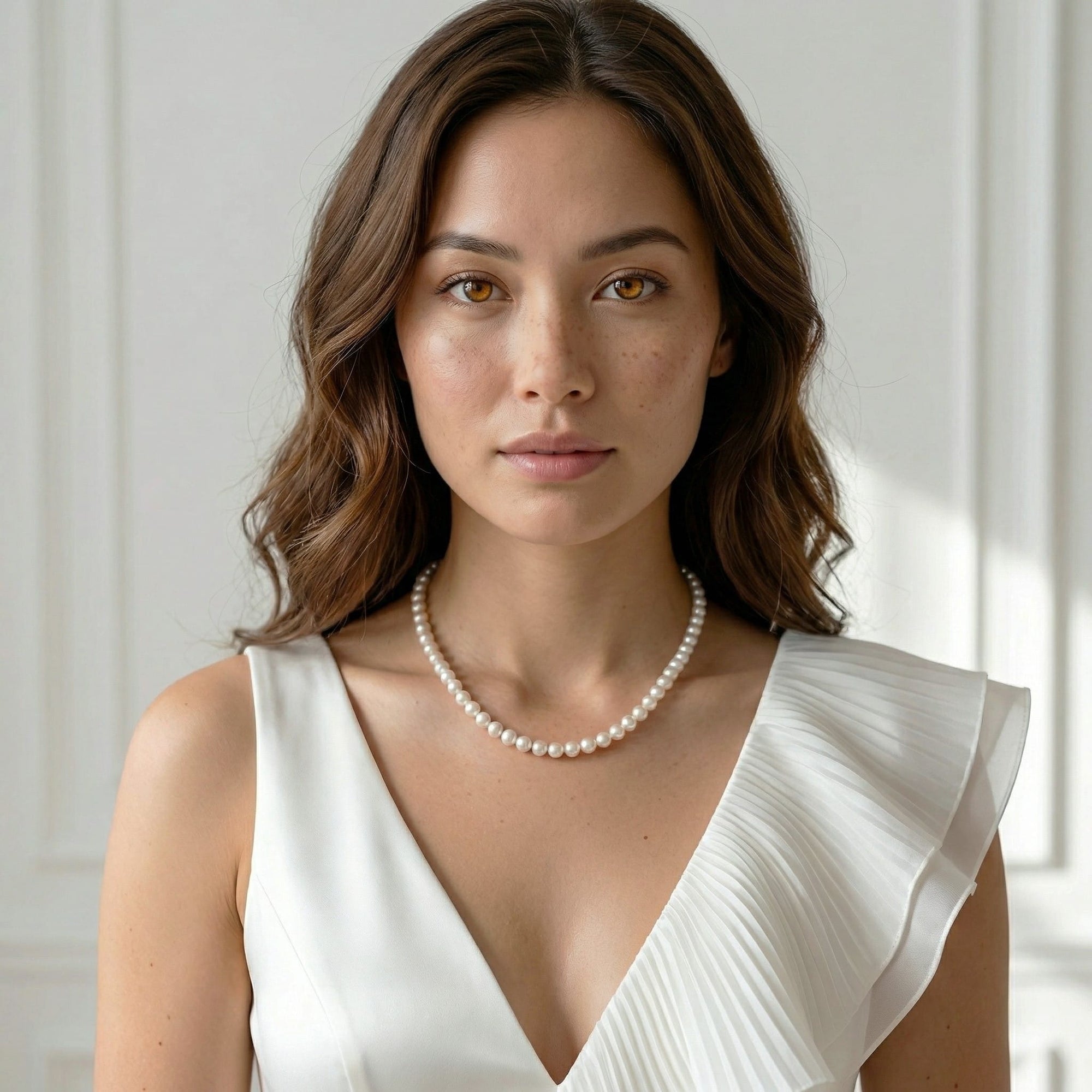 5.0-7.0mm Japanese Akoya White Graduated Pearl Necklace