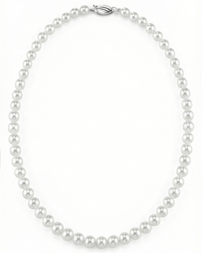 5.0-7.0mm Japanese Akoya White Graduated Pearl Necklace