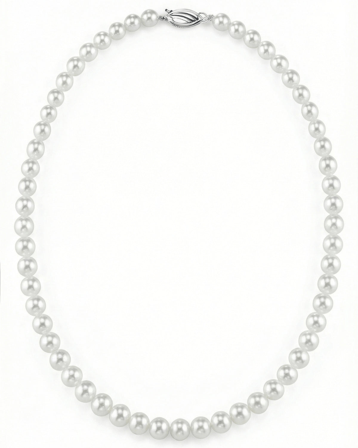 5.0-7.0mm Japanese Akoya White Graduated Pearl Necklace
