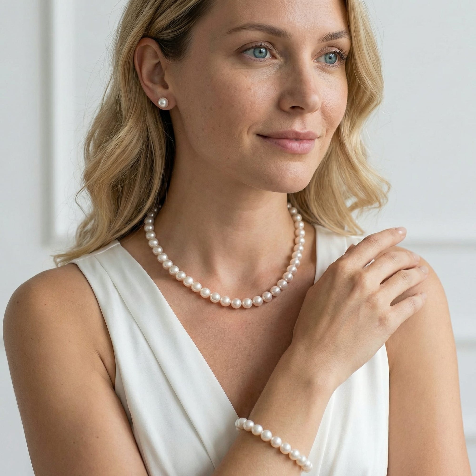 8.0-8.5mm Hanadama Pearl Set
