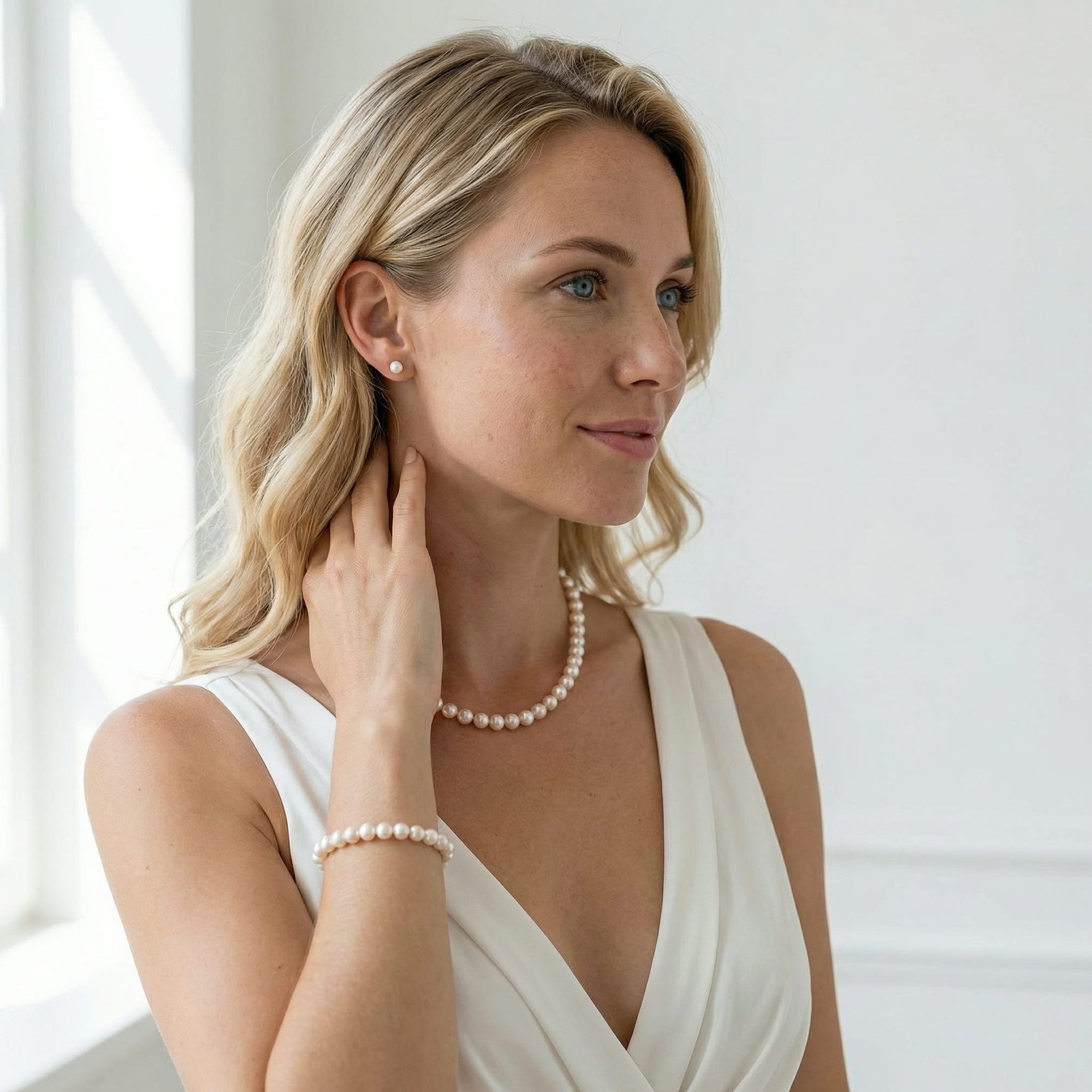 8.0-8.5mm Hanadama Pearl Set