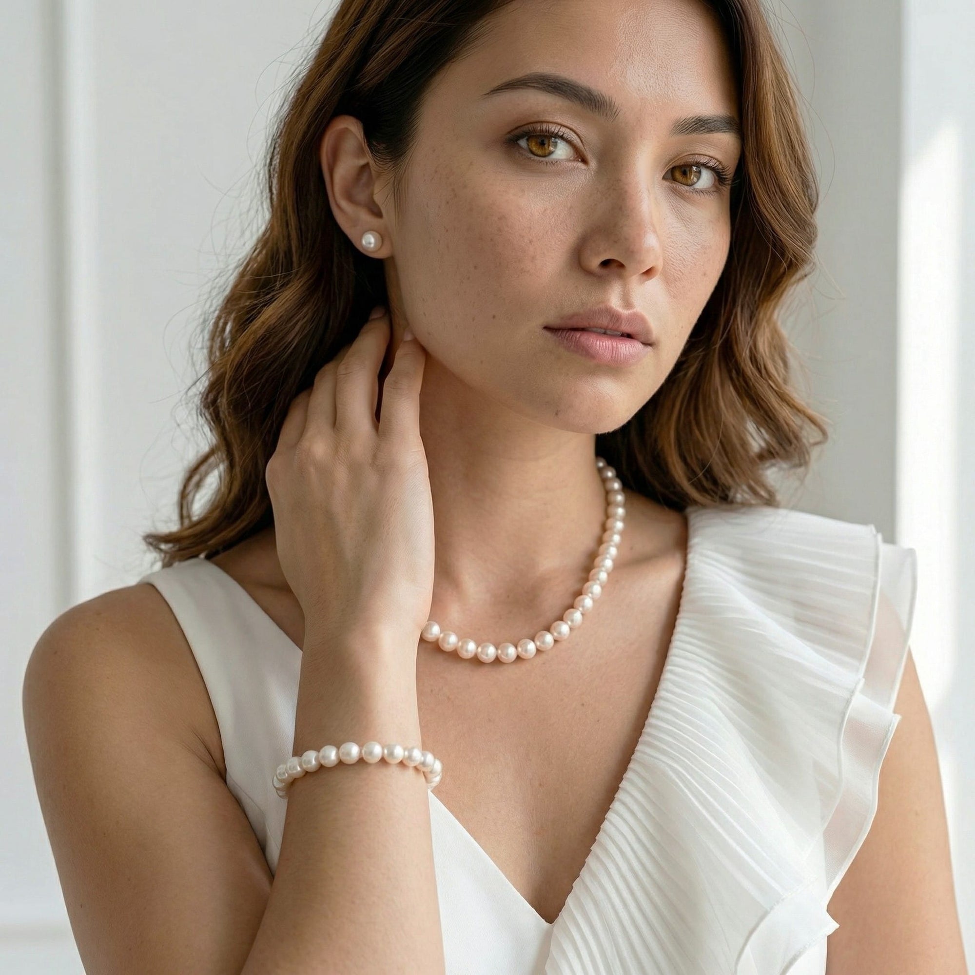 8.5-9.0mm Hanadama Pearl Set
