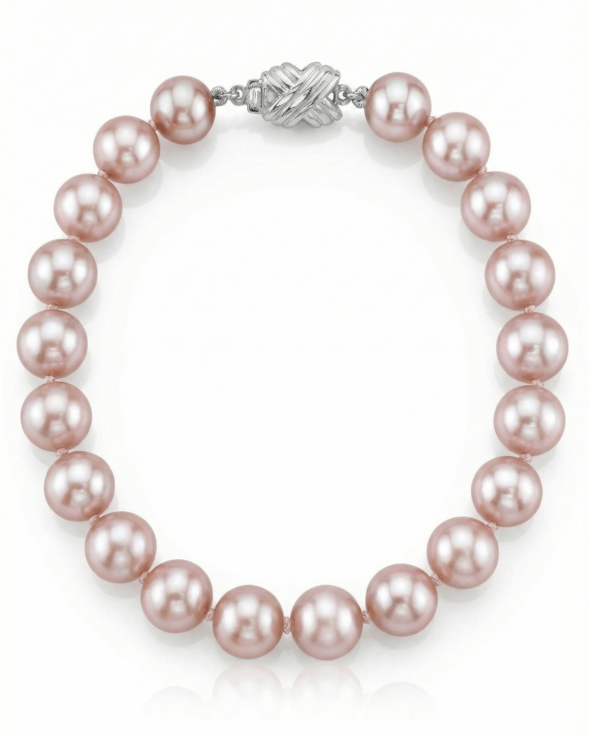 8.0-8.5mm Pink Freshwater Pearl Bracelet - AAAA Quality