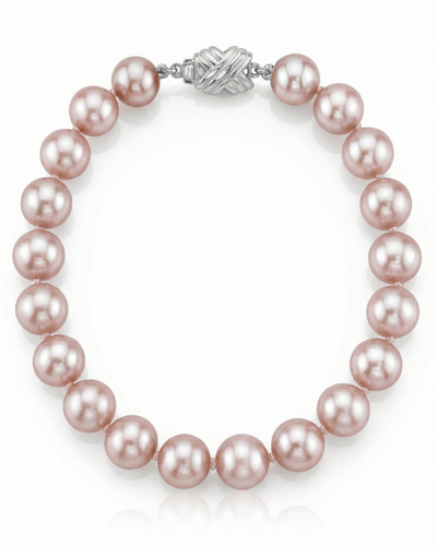 8.0-8.5mm Pink Freshwater Pearl Bracelet - AAAA Quality