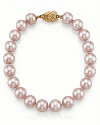 8.0-8.5mm Pink Freshwater Pearl Bracelet - AAAA Quality
