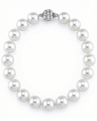 8.0-8.5mm White Freshwater Pearl Bracelet - AAAA Quality