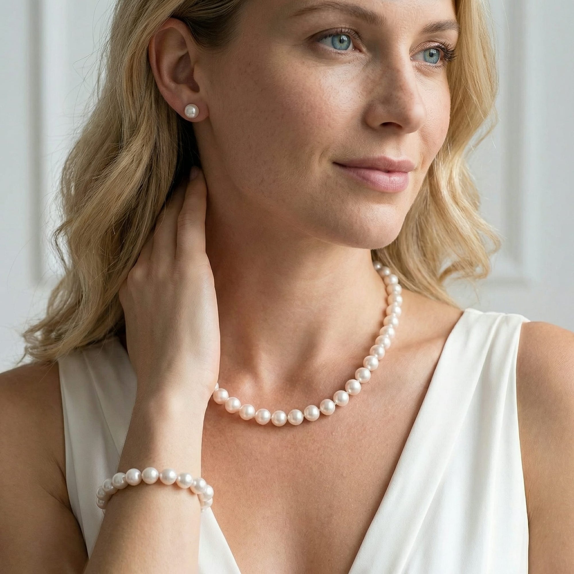 9.0-9.5mm Hanadama Pearl Set