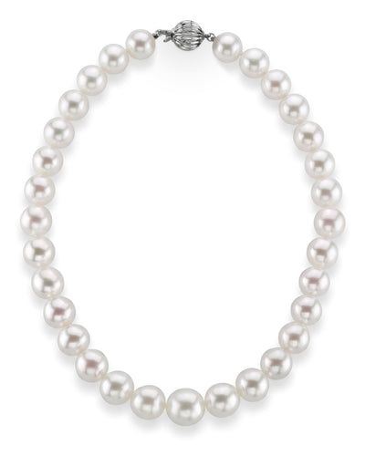 White South Sea Pearl Necklace, 9.0-12.0mm - AAAA Quality