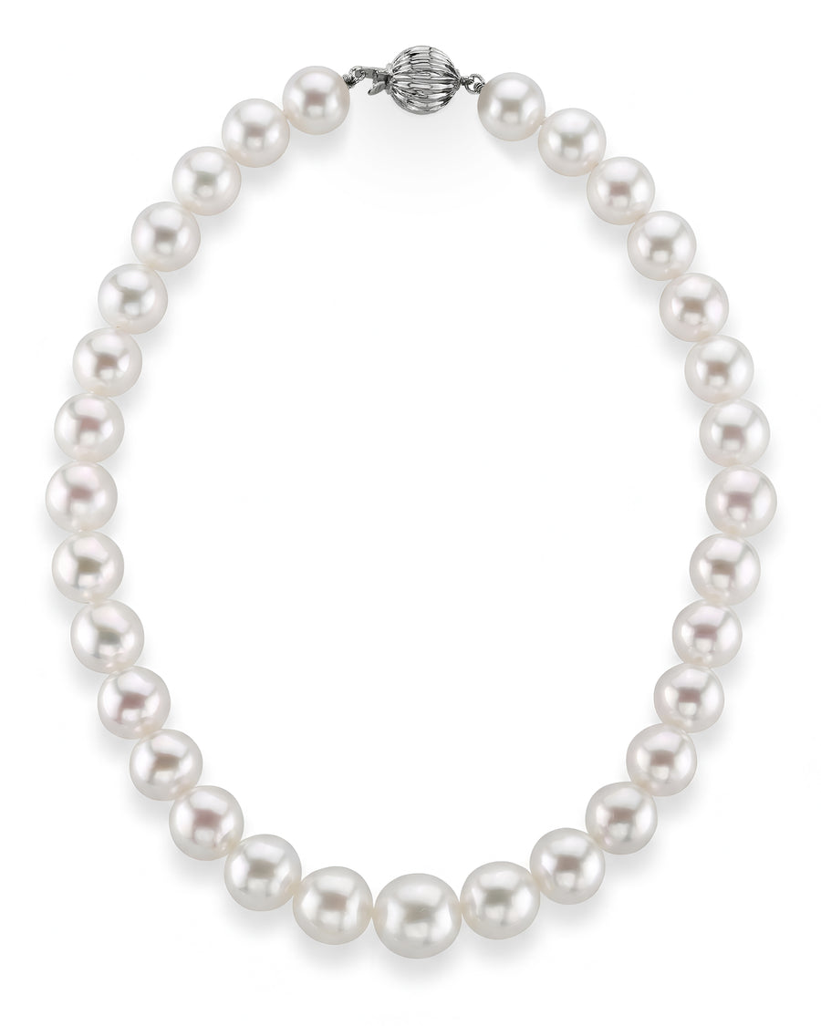 White South Sea Pearl Necklace, 9.0-12.0mm - AAAA Quality