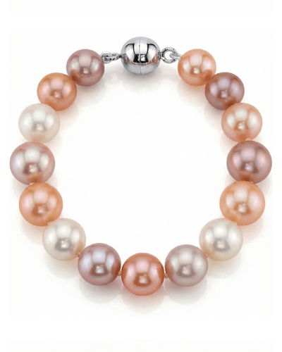 9.5-10.5mm Multicolor Freshwater Pearl Bracelet - AAAA Quality