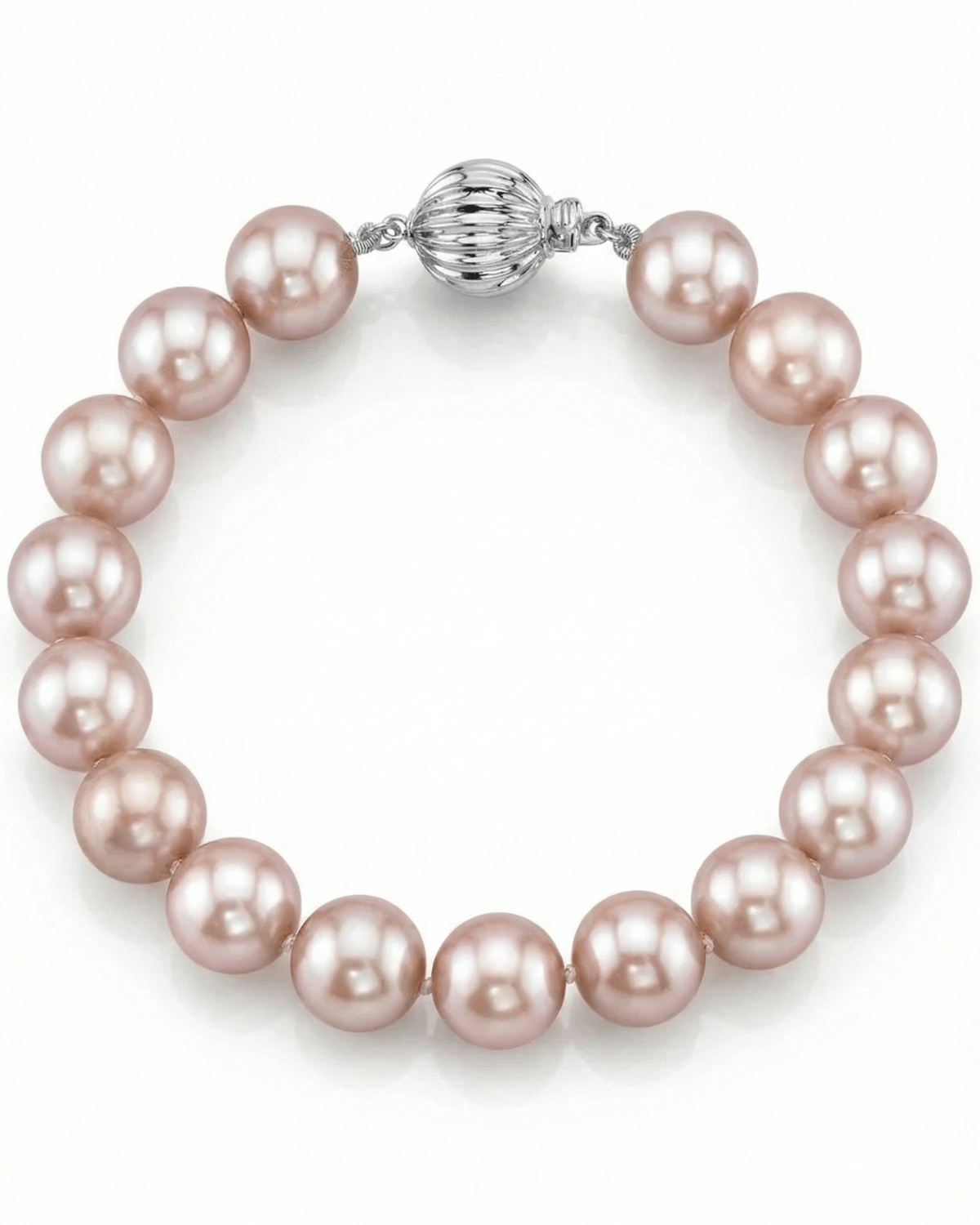 9.5-10.5mm Pink Freshwater Pearl Bracelet