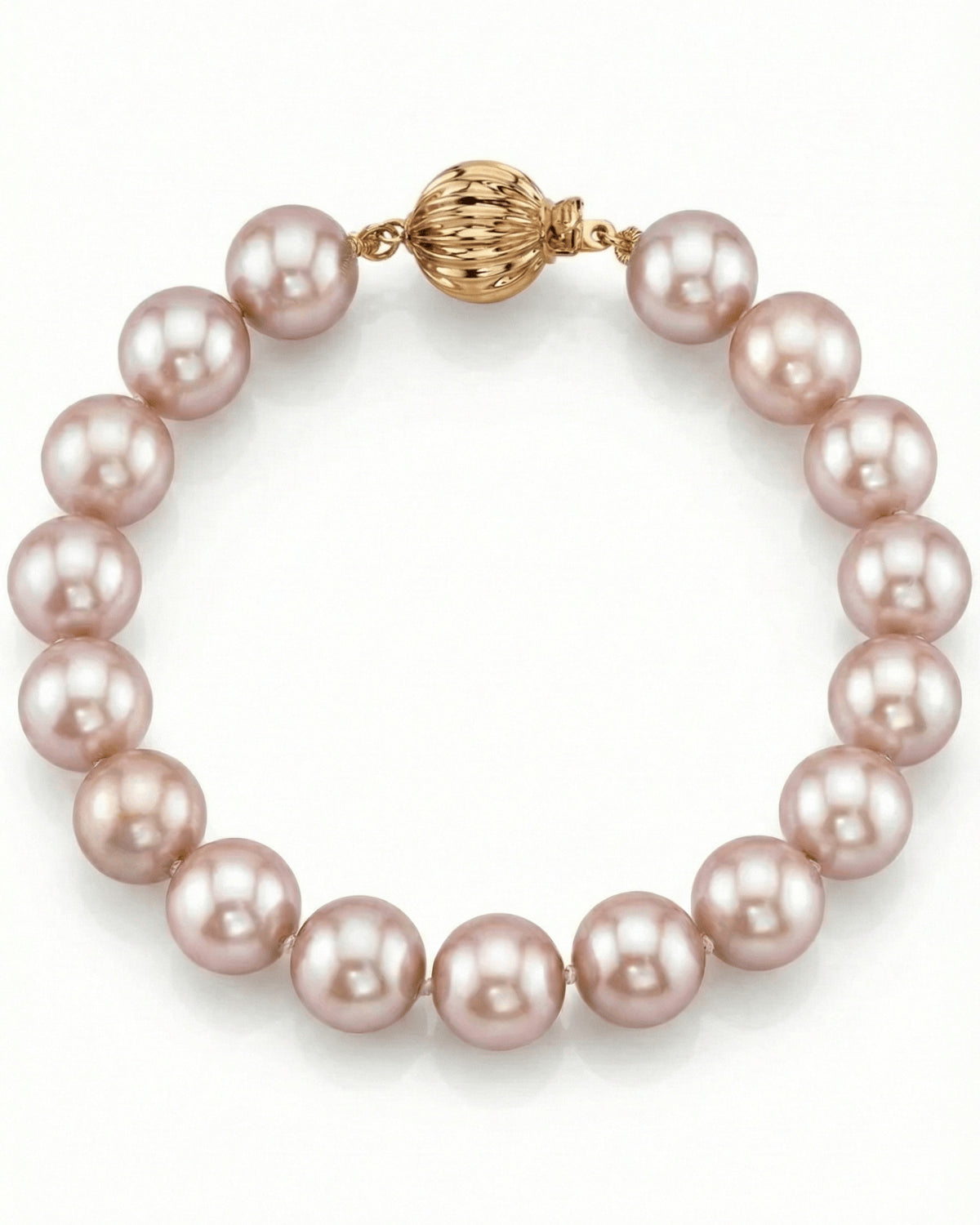 9.5-10.5mm Pink Freshwater Pearl Bracelet