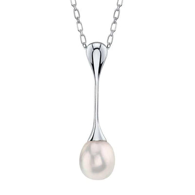 Freshwater Pearl Long Teardrop Pendant