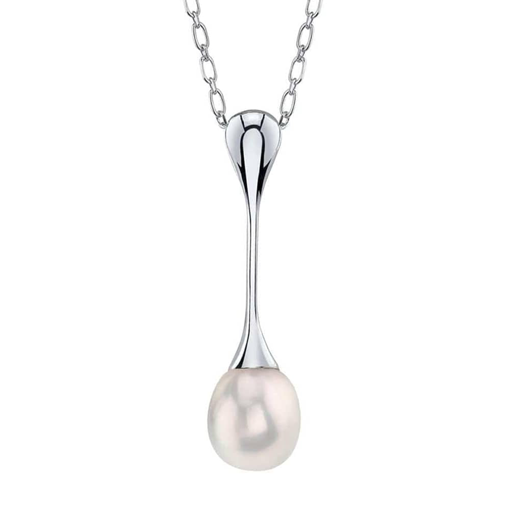 Freshwater Pearl Long Teardrop Pendant