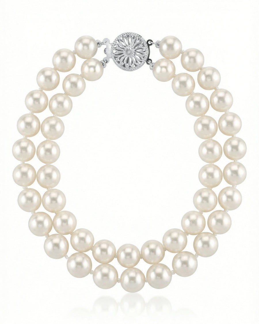 Freshwater Double Pearl Bracelet