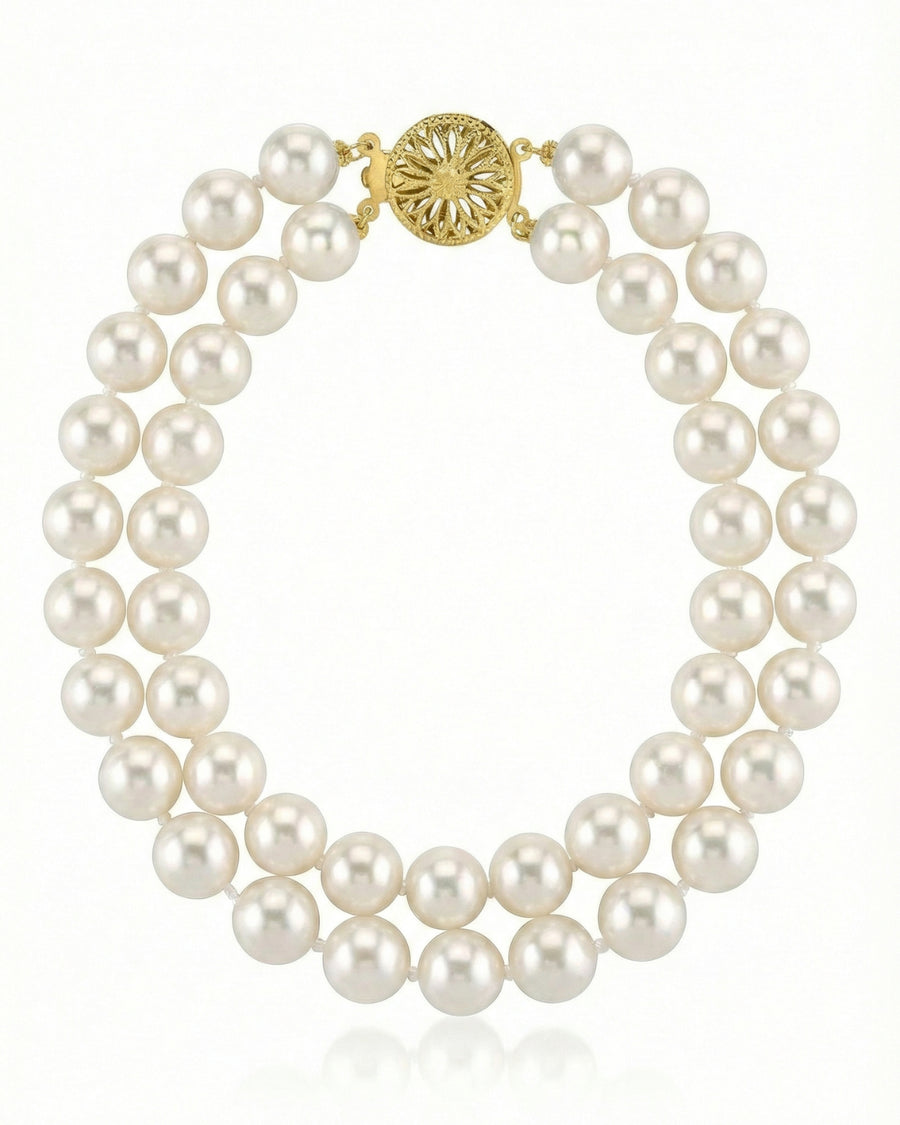 Freshwater Double Pearl Bracelet