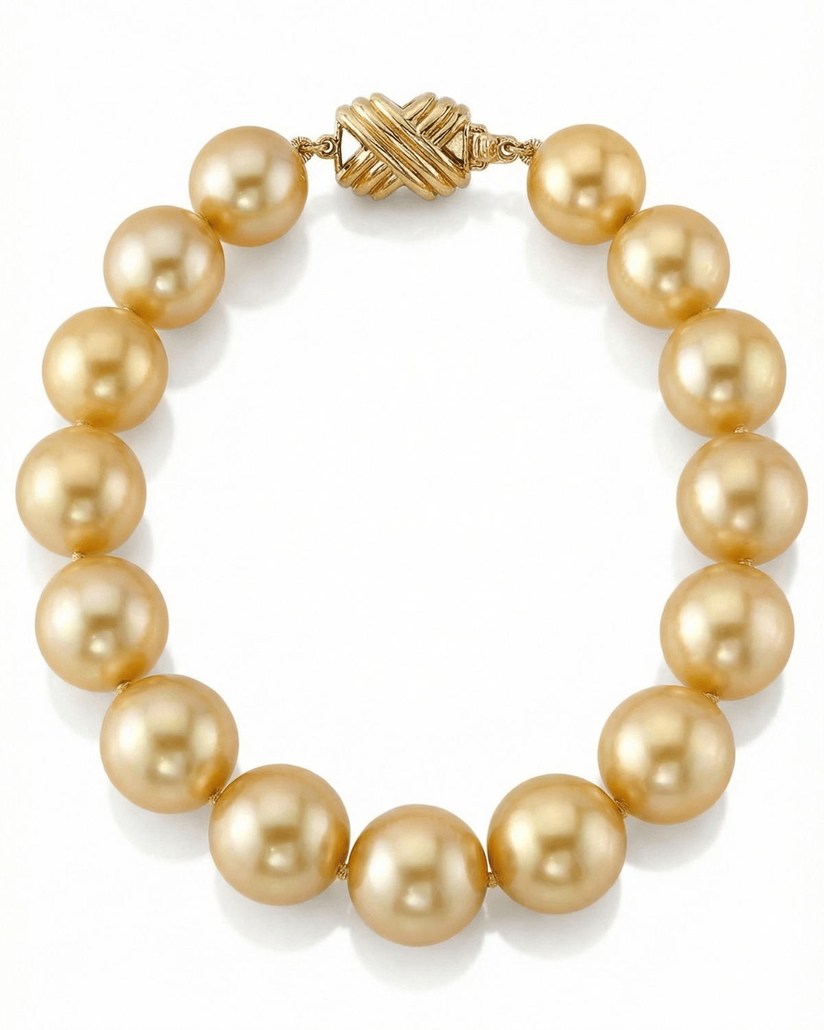 Golden South Sea Pearl Bracelet, 10.0-11.0mm