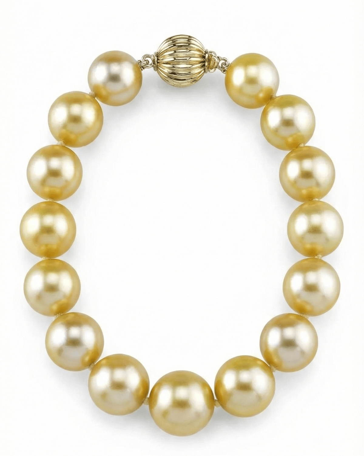 Golden South Sea Pearl Bracelet, 9.0-10.0mm