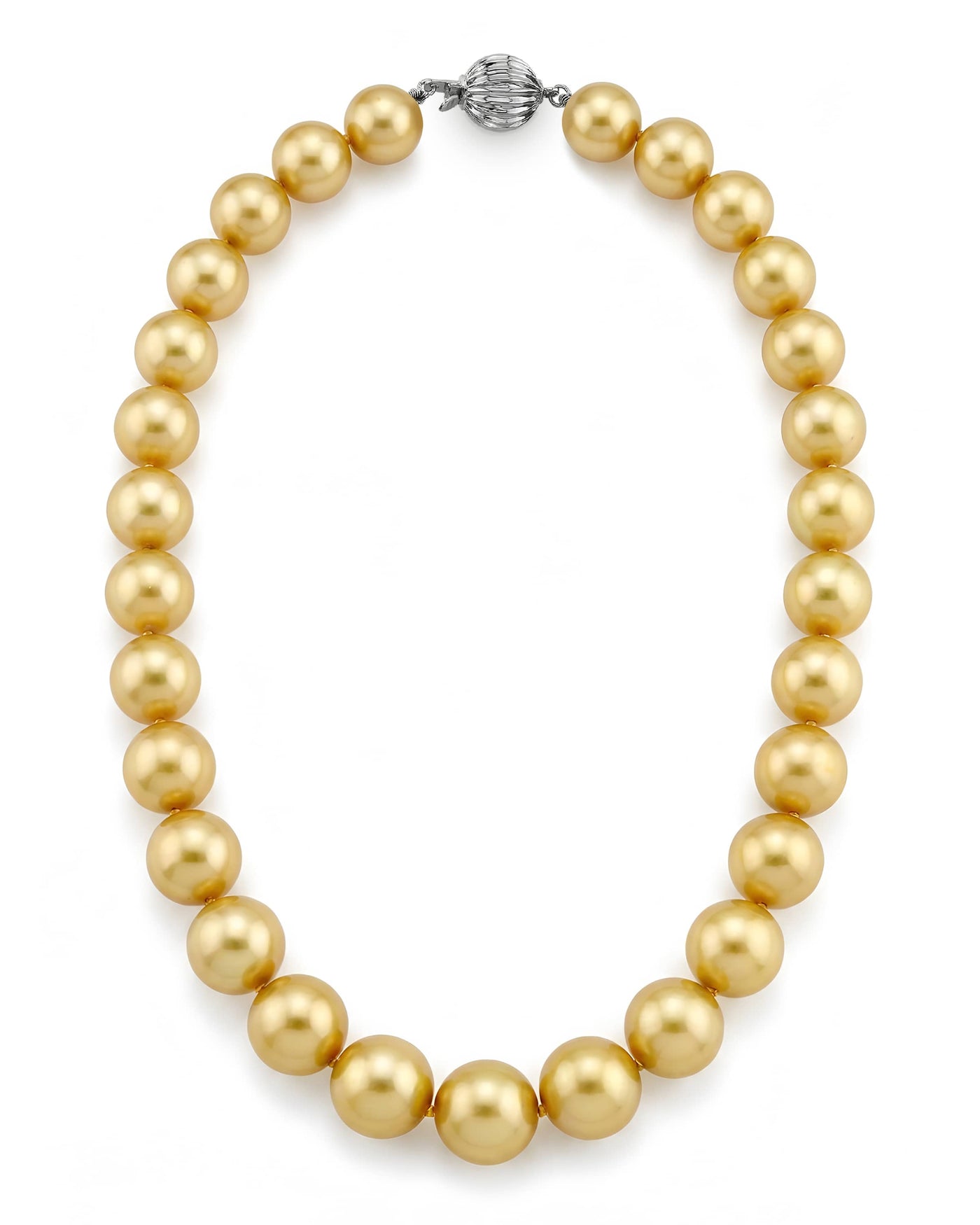 Golden South Sea Pearl Necklace, 12.0-14.0mm - AAA Quality