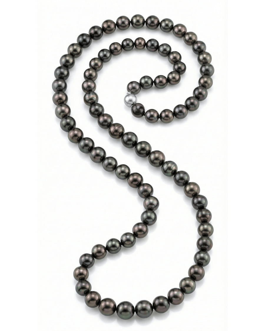 Tahitian Opera Length Pearl Necklace, 10.0-11.0mm - AAAA Quality