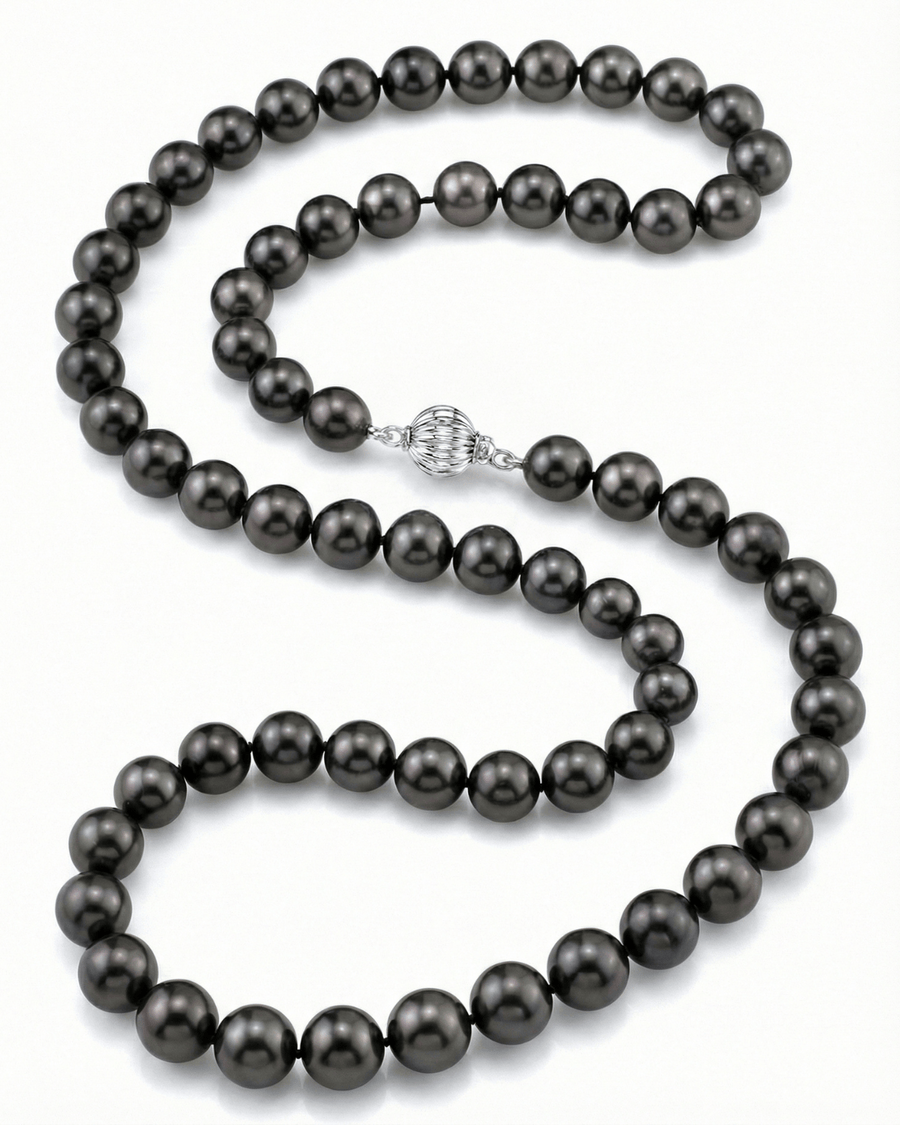 Tahitian Opera Length Pearl Necklace, 8.0-9.0mm - AAAA Quality