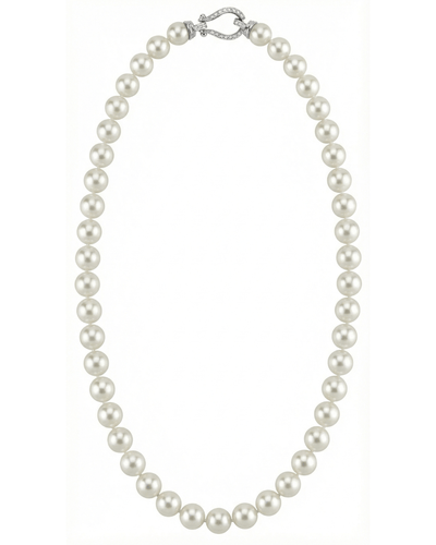 White Japanese Akoya Pearl Necklace, 8.5-9.0mm - AA+ Quality