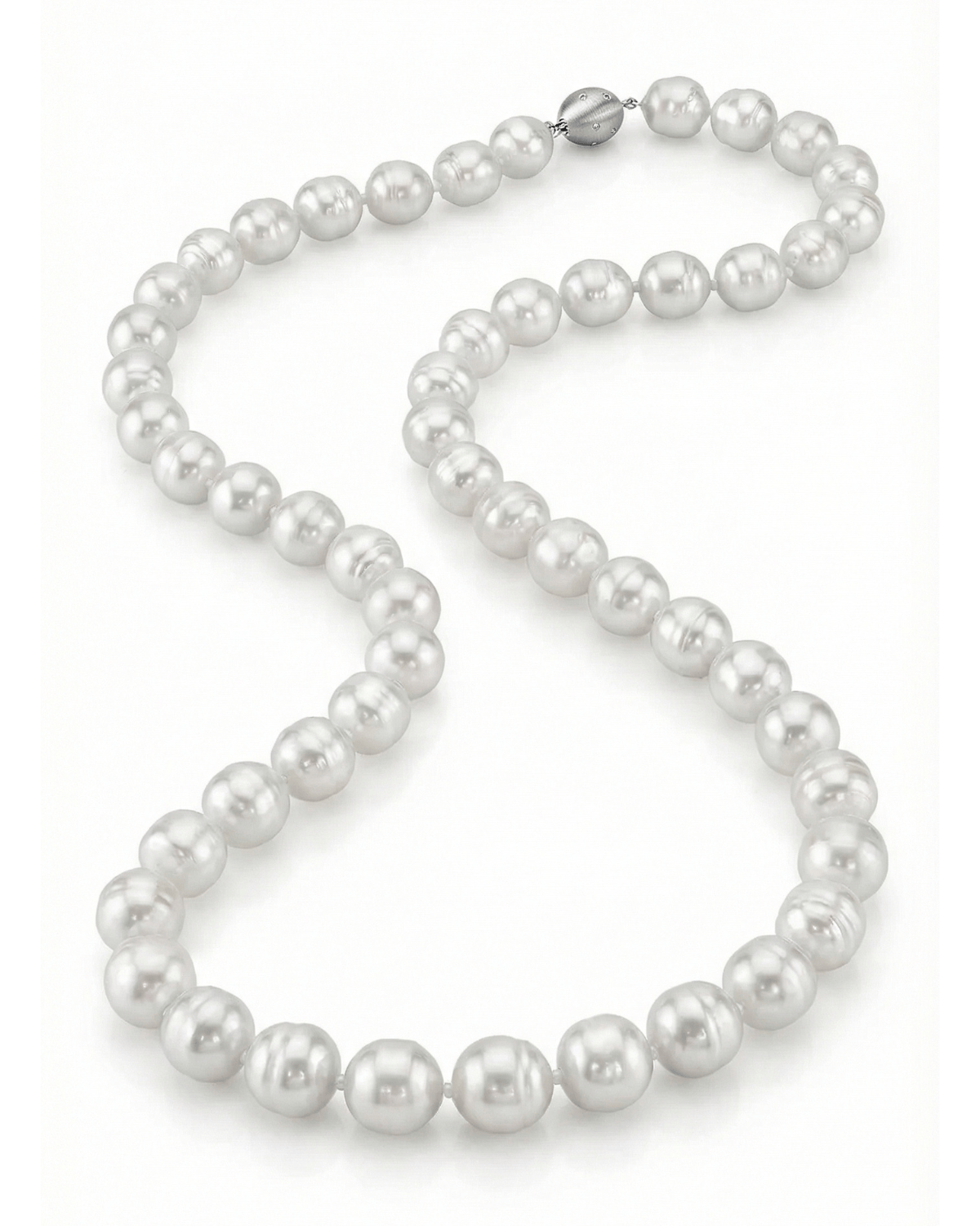 White South Sea Baroque Pearl Necklace, 12.0-14.0mm