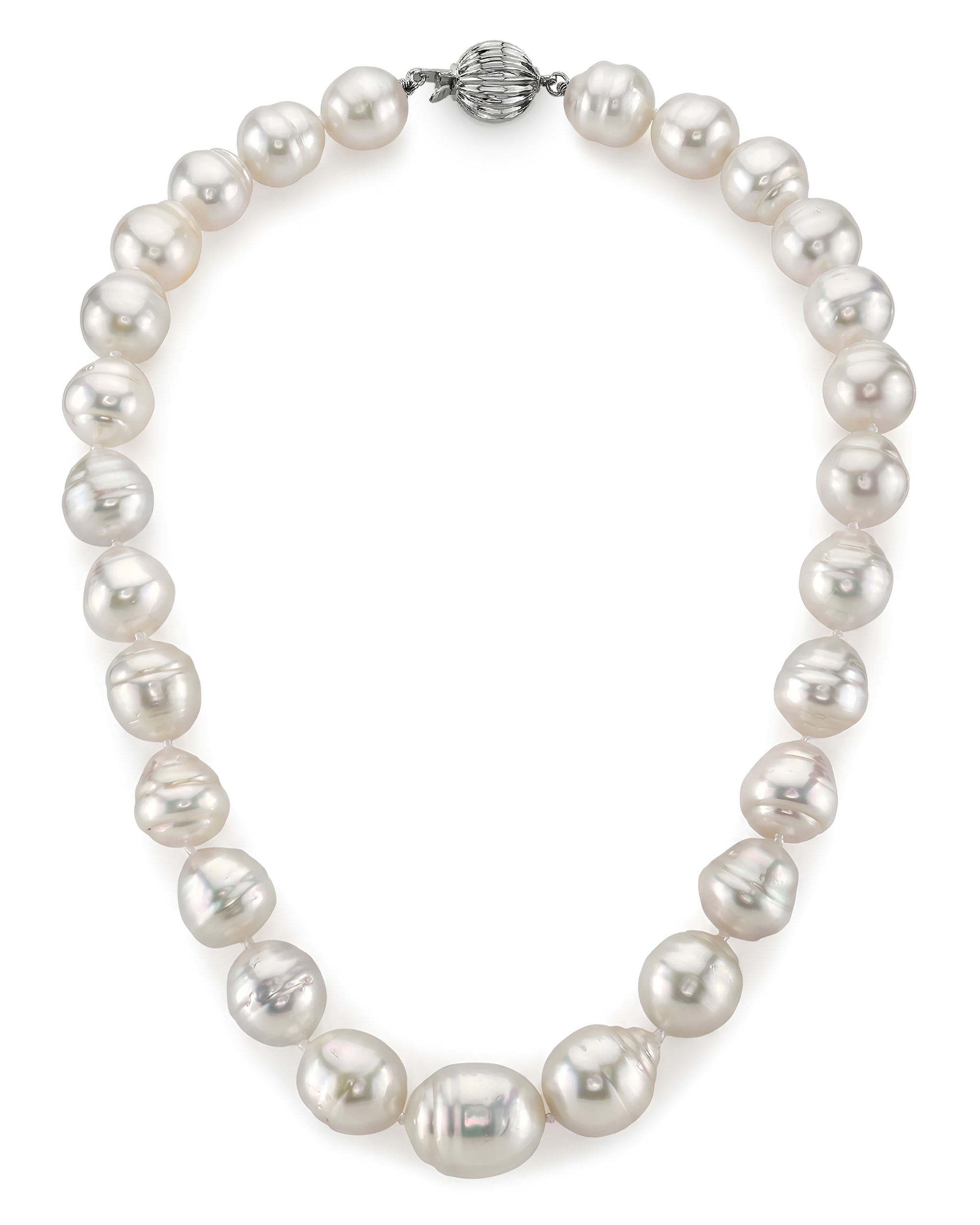 White South Sea Baroque Pearl Necklace, 13.0-17.0mm